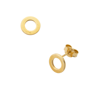 Circle hollow earring